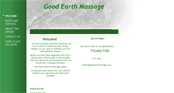 Desktop Screenshot of goodearthmassage.com